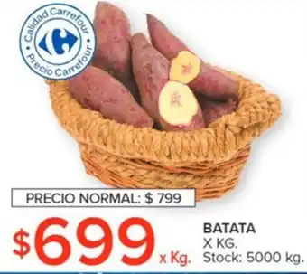 Carrefour BATATA KG oferta