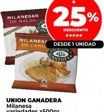 Supermayorista Vital UNION GANADERA Milanesa variedades x 500gr oferta