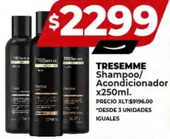 Supermayorista Vital TRESEMME Shampoo/ Acondicionador x 250ml oferta