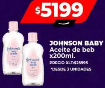 Supermayorista Vital JOHNSON BABY Aceite de beb x 200ml oferta