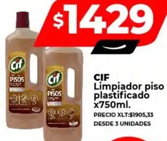 Supermayorista Vital CIF Limpiador piso plastificado x 750ml oferta