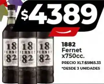 Supermayorista Vital 1882 Fernet x 750cc oferta