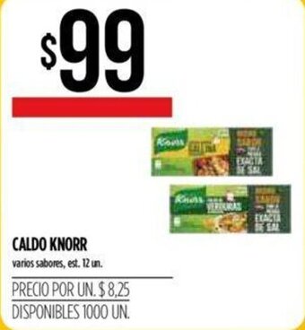 Supermercados Vea Knorr Caldo 12un. oferta