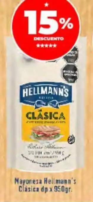 Supermayorista Vital Mayonesa Hellmann's Clásica dp x 950gr oferta