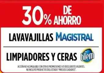Supermercados Vea Magistral Lavavajillas, Blem Limpiadores Y Ceras oferta