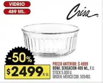 Coto BOWL SENSACION 489ML oferta