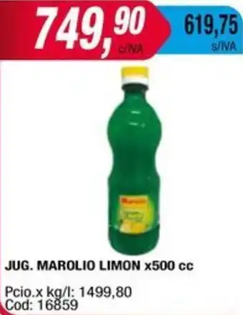 Maxiconsumo JUG. MAROLIO LIMON x 500cc oferta