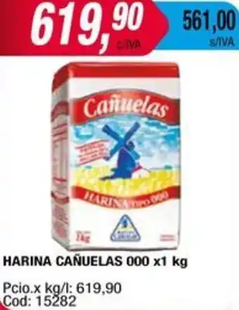 Maxiconsumo HARINA CAÑUELAS 000 x 1kg oferta