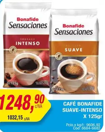 Maxiconsumo CAFÉ BONAFIDE SUAVE-INTENSO X 125gr oferta