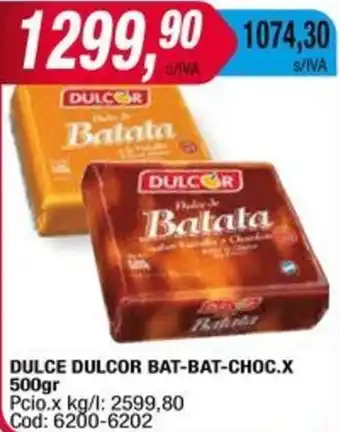 Maxiconsumo DULCE DULCOR BAT-BAT-CHOC. X 500gr oferta