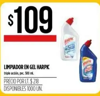 Supermercados Vea Harpic Limpiador En Gel 500ml oferta