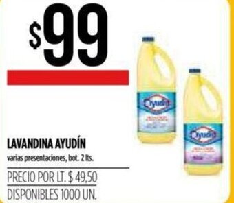 Supermercados Vea Ayudín Lavandina 2lts. oferta