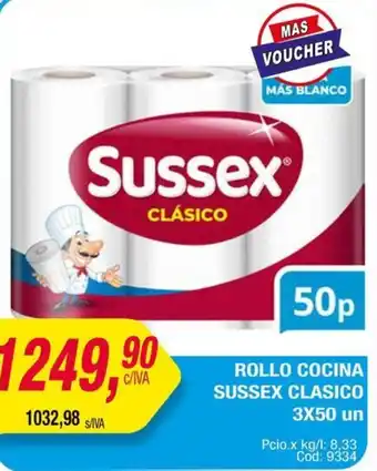 Maxiconsumo ROLLO COCINA SUSSEX CLASICO 3x50 un oferta
