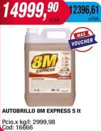Maxiconsumo AUTOBRILLO 8M EXPRESS 5It oferta