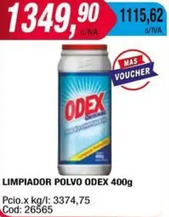 Maxiconsumo LIMPIADOR POLVO ODEX 400g oferta