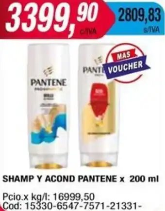 Maxiconsumo SHAMP Y ACOND PANTENE x 200ml oferta