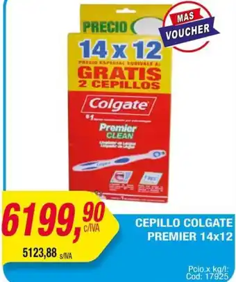 Maxiconsumo CEPILLO COLGATE PREMIER 14x12 oferta