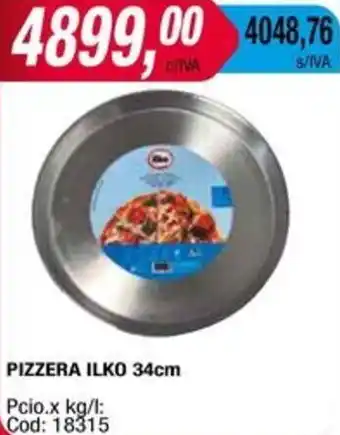 Maxiconsumo PIZZERA ILKO 34cm oferta