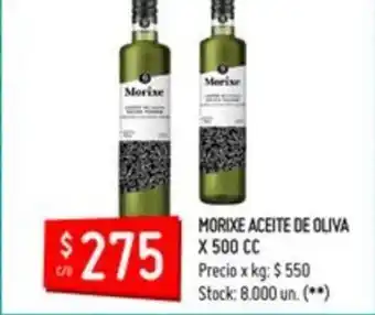 Changomas Morixe Aceite De Oliva x 500cc oferta