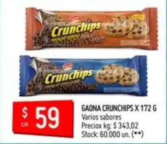 Changomas Crunchips Gaona x 172g oferta