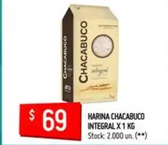 Changomas Chacabuco Harina Integral x 1kg oferta