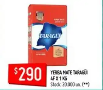 Changomas Taragúi Yerba Mate 4F x 1kg oferta
