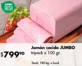 Disco Jamón cocido JUMBO tripack x 100gr oferta