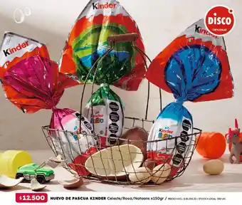 Disco HUEVO DE PASCUA KINDER oferta