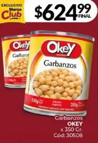 Diarco Garbanzos OKEY x 350gr oferta