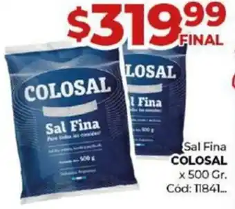Diarco Sal Fina COLOSAL x 500gr oferta
