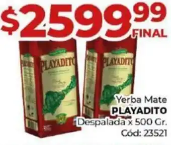 Diarco Yerba Mate PLAYADITO Despalada x 500gr oferta