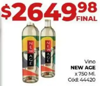 Diarco Vino NEW AGE x 750ml oferta