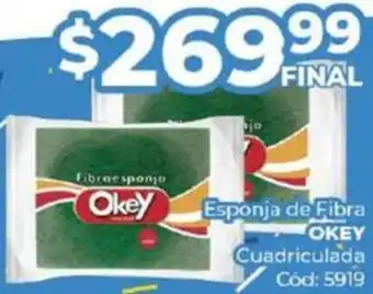 Diarco Esponja de Fibra OKEY Cuadriculada oferta