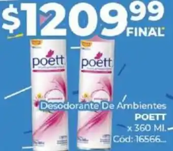 Diarco Desodorante De Ambientes POETT x 360ml oferta