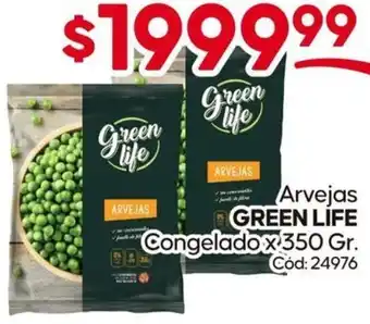 Diarco Arvejas GREEN LIFE Congelado x 350gr oferta