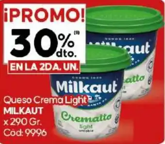 Diarco Queso Crema Light MILKAUT x 290gr oferta