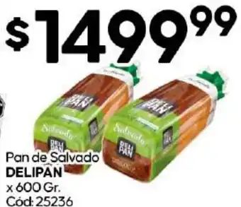 Diarco Pan de Salvado DELIPAN x 600gr oferta