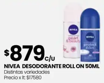 Punto Mayorista NIVEA DESODORANTE ROLL ON 50ML oferta