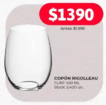 Supermercados Tadicor COPÓN RIGOLLEAU FLINT 450 ML oferta