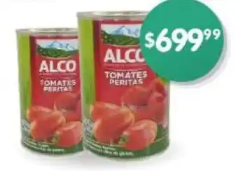 Supermercados Buenos Días Tomate perita pelado al natural ALCO x 400 g oferta