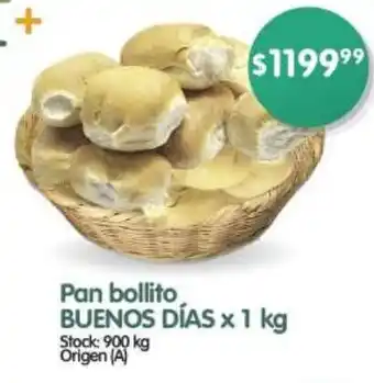 Supermercados Buenos Días Pan bollito BUENOS DÍAS x 1 kg oferta