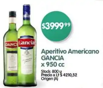 Supermercados Buenos Días Aperitivo Americano GANCIA x 950 cc oferta
