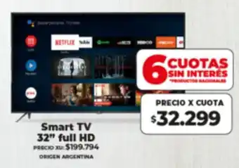 Supermayorista Vital Smart TV 32" full HD oferta