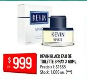 Changomas Kevin Black Eau De Toilette Spray x 60ml oferta