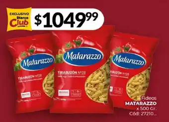 Diarco Fideos MATARAZZO x 500 Gr. oferta