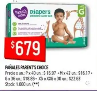 Changomas Parents Choice Pañales oferta