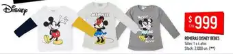 Changomas Disney Remeras Bebes oferta