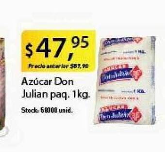 Supermercados Damesco Don Julian Azúcar paq. 1kg. oferta