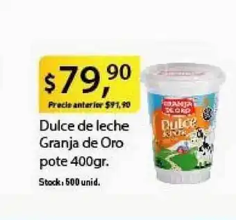 Granja de Oro Dulce De Leche pote 400gr
