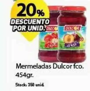 Supermercados Damesco Dulcor Mermeladas fco. 454gr oferta